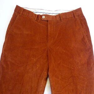 HILTL Dayne-So Corduroy Pants Trousers Burnt Orange Rust Size 33/38 NEW